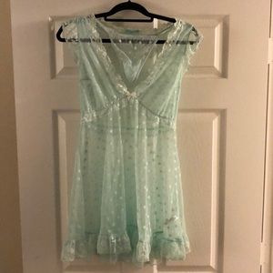 Betsey Johnson teddy and matching thong